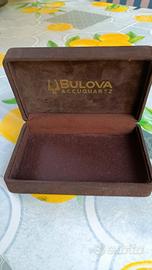 Scatola orologi Bulova Accuquartz anni 70