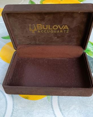 Scatola orologi Bulova Accuquartz anni 70