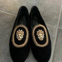 Pnatofola in velluto Giuseppe Zanotti