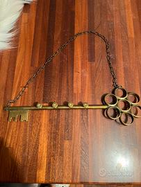 Porta chiavi in ottone