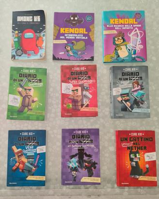 Libri vari per ragazzi Minecraft e Among Us l