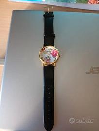 Orologio Geneva con fiori