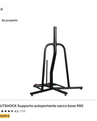 Supporto sacco boxe