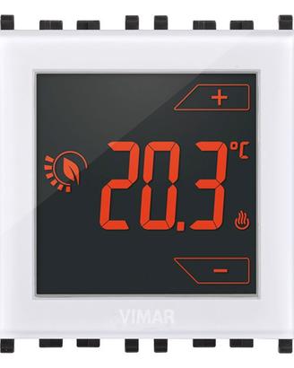 Termostato Vimar touch 2M 120-230V bianco - 02950.