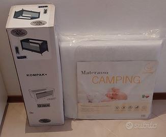 Lettino da campeggio Baby Relax+Materasso