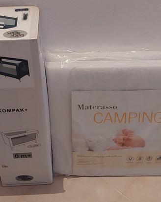 Lettino da campeggio Baby Relax+Materasso
