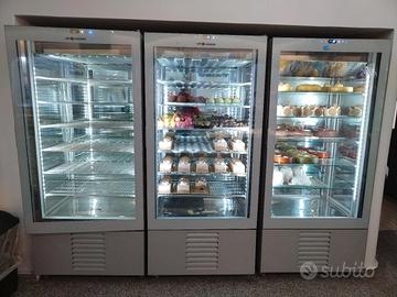 n°4 vetrine-frigo verticali