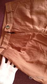 Pantaloni estivi colore terracotta