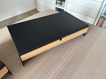 2 supporti monitor IKEA Elloven Neri