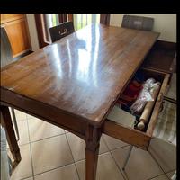 Tavolo, madia e cassapanca d'epoca restaurati