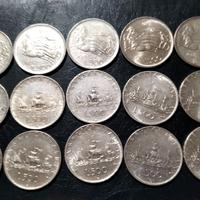 LOTTO 15 PEZZI 500 LIRE ARGENTO