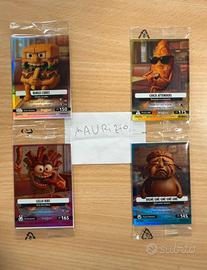 Brainrot 4 carte promo roadhouse set introvabili