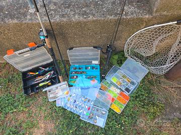 canne spinnig e trout area
