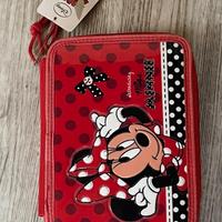 Astuccio disney minnie a 2 piani scuola