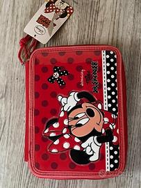 Astuccio disney minnie a 2 piani scuola