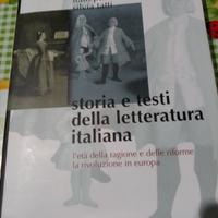 LIBRO LETTERATURA ITALIANA SUL '700