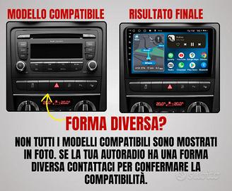 Audi a3 KIT COMPLETO  9" Autoradio android 2 din