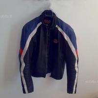 Giacca moto in pelle