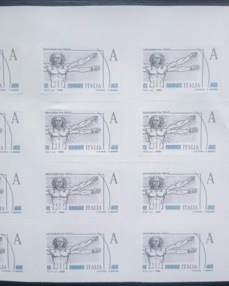 lotto 12 francobolli sottofacciale da € 3