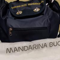 Borsa a zaino donna blu Utility Mandarina Duck