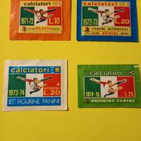 Calciatori Panini Bustine anni 70 80 90 sigillate