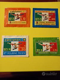 Calciatori Panini Bustine anni 70 80 90 sigillate