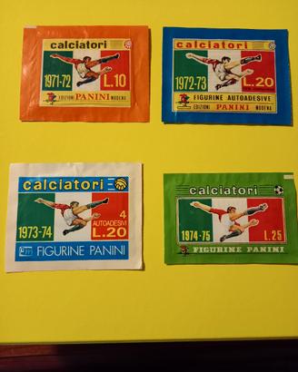 Calciatori Panini Bustine anni 70 80 90 sigillate