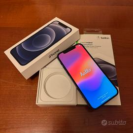 Apple IPhone 12 64 gb Nero - IOS 17 - Belkin