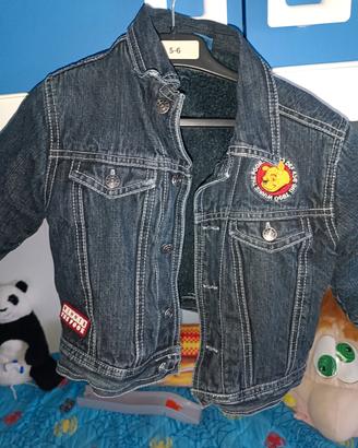 giubbino di jeans bimbo