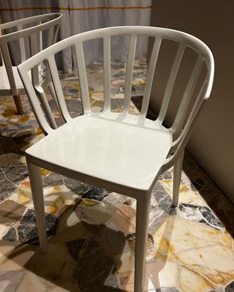 Sedia Venice Bianca di Kartell