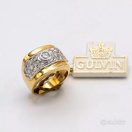 Anello donna G U L V I Nin oro giallo18kt 750 A.11