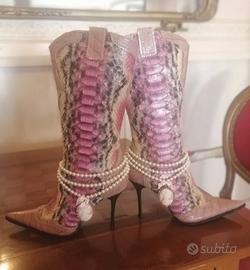 Stivali Le Silla in pitone