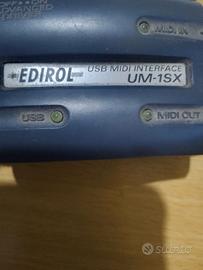 interfaccia USB \Midi per pc Edirol UM1-SX