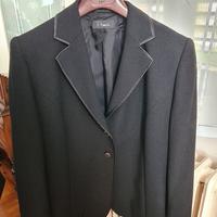 Giacca sartoriale nera da donna