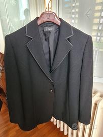 Giacca sartoriale nera da donna