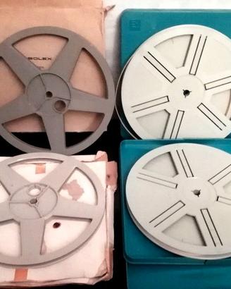 rocchetti rulli film pellicola super8 8mm 16mm