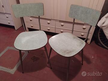 4 Sedie in Formica anni 50