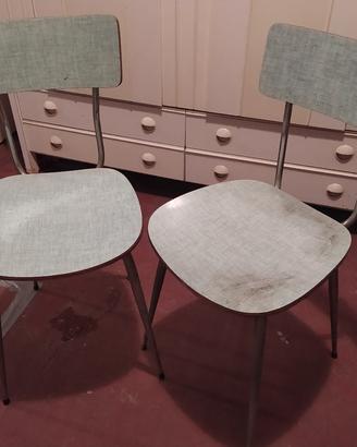4 Sedie in Formica anni 50