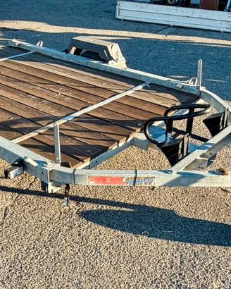 Rimorchio ellebi, carrello porta tutto, porta moto