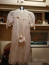 vintage vestito battesimo 
