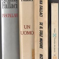 4 libri di Oriana Fallaci, Rizzoli editore