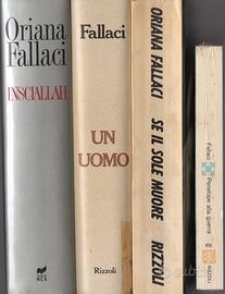 4 libri di Oriana Fallaci, Rizzoli editore