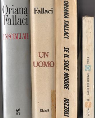 4 libri di Oriana Fallaci, Rizzoli editore