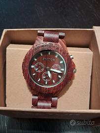 orologio sector in legno