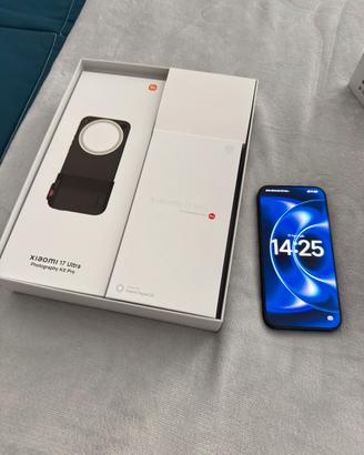 Xiaomi 17 Ultra black con kit Cam nuoviss