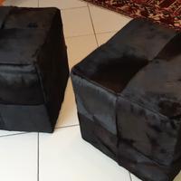 pouf cubo in cavallino 