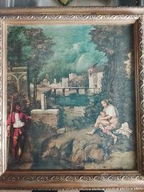 Quadro La tempesta del Giorgione