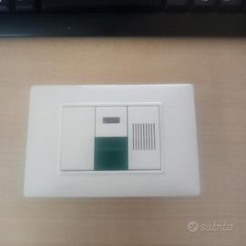 Placca Vimar Plana con Pulsante annullamento+buz.