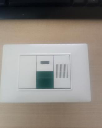 Placca Vimar Plana con Pulsante annullamento+buz.
