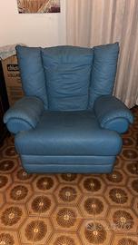 Poltrona gran relax in pelle